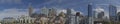 Seattle Skyline Panoramic From The Waterfront Royalty Free Stock Photo