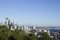 Seattle skyline with waterfront Royalty Free Stock Photo