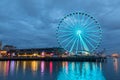 Seattle skyline, waterfront and great wheel Royalty Free Stock Photo