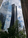 Seattle skyscrapers under blue sky