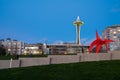 Seattle Space Needle at twilight