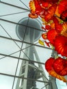 Seattle Space Needle View from Chihuly Glass Display