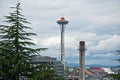 Seattle Spaceneedle Golden Anniversary Royalty Free Stock Photo