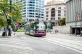 Seattle Streetcar Royalty Free Stock Photo