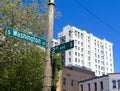 Seattle streetsign Royalty Free Stock Photo