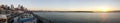 Seattle sunset panoramic