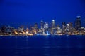 Seattle Skyline Twilight Royalty Free Stock Photo