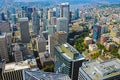 Seattle, USA, August 31, 2018: Panoramic Image of the city of Seattle