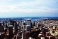 Seattle, USA, August 31, 2018: Panoramic Image of the city of Seattle