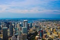 Seattle, USA, August 31, 2018: View of downtown Seattle skyline in Seattle Washington Royalty Free Stock Photo