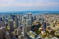 Seattle, USA, August 31, 2018: View of downtown Seattle skyline in Seattle Washington Royalty Free Stock Photo