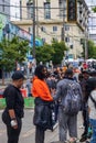 Seattle, WA - 11 June 2020  Photo of protesters at Capitol Hill. .Black lives matter protest Royalty Free Stock Photo