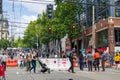 Seattle, WA - 11 June 2020  Photo of protesters at Capitol Hill. .Black lives matter protest Royalty Free Stock Photo