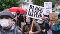 Seattle, WA/USA Ã¢â¬â June 12: Street View Silent Protesters March for George Floyd 60,000 strong in Seattle to Jefferson Park on