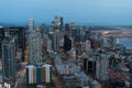 Seattle, Washington D.C. USA - April 03, 2021: seattle skyline with skyscraper Royalty Free Stock Photo