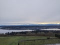 Seattle washington lake view deck Royalty Free Stock Photo