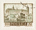 Castle of Pomeranian Dukes on Polish Stamp