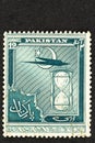 Green Pakistan Postage Stamp