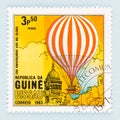 Guine Bissau Postage Stamp Hot Air Balloon