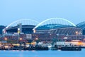 Centurylink Field sports stadium at Pioneer Square district