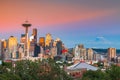 Seattle, Washington, USA Downtown Skyline Royalty Free Stock Photo