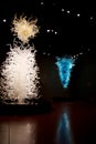 SEATTLE, WASHINGTON, USA - JAN 23rd, 2017: Blown glass by Dale Chihuly in the Chihuly Garden and Glass museum