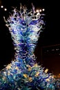 SEATTLE, WASHINGTON, USA - JAN 23rd, 2017: Blown glass sculpture of ocean and sea creatures, Chihuly Garden and Glass Royalty Free Stock Photo