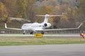 Gulfstream G650 at Boeing Field Royalty Free Stock Photo