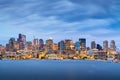 Seattle, Washington, USA skyline on Lake Union Royalty Free Stock Photo