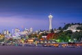 Seattle, Washington, USA Skyline on Lake Union Royalty Free Stock Photo
