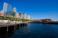 Seattle Waterfront City Skyline Royalty Free Stock Photo