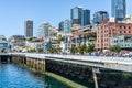 Seattle Waterfront Skyscrapers 4 Royalty Free Stock Photo