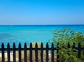 Seaview on the beach, sunny day on Protaras, Cyprus