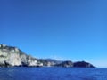 Seaview with cliffs of Capo Taormina