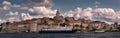 Seaview of a forified old city - Korcula Royalty Free Stock Photo
