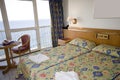 Seaview hotel room malta Royalty Free Stock Photo