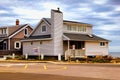 Seaview houses near Charles Island Milford Connecticut Royalty Free Stock Photo