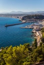 Seaview with a lighthouse Royalty Free Stock Photo