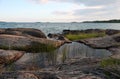 Seaview in Sund on Aland islands Royalty Free Stock Photo