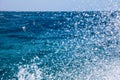 Seawater likes glasses Royalty Free Stock Photo