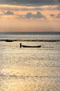 Seaweed farmer Royalty Free Stock Photo