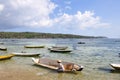 Seaweed fields, farm field in island, Indonesia