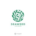 Seaweed logo design vector