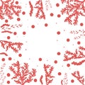 Seaweed pattern isolated icon