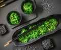 Seaweed salad or chuka wakame Royalty Free Stock Photo