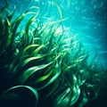 seaweed seaweeds underwater sea ocean - ai generated