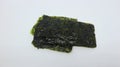 Seaweed snack with vitamins and minerals isolated white