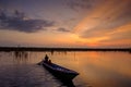 Sebangau River at Central Kalimantan Indonesia