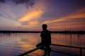 Sebangau River at Central Kalimantan Indonesia