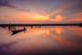 Sebangau River at Central Kalimantan Indonesia Royalty Free Stock Photo